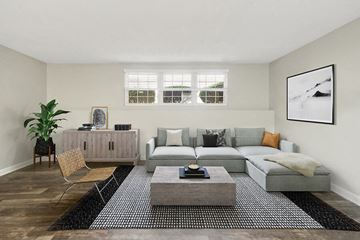 Marlborough apartment for rent - a living room with a couch and a coffee table