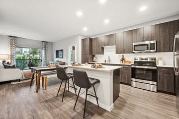 Glendale apartment for rent - a kitchen and living room with a table and chairs