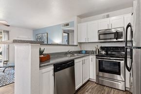 Las Vegas apartment for rent - Model kitchen with stainless steel appliances