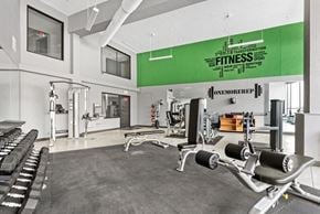 Burnsville apartment for rent - 2-Bedroom Affordable Apartments in Burnsville, MN - Elevate on Parkway - Fitness Center With Free Weights, Strength Machines, And Open Workout Floor.