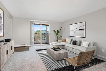 Stoughton apartment for rent - a living room with a couch and a table