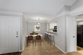 Arlington apartment for rent - Model dining room at Cobblestone, Arlington, Texas