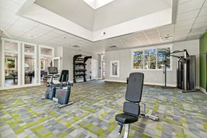 Raleigh apartment for rent - Resident gym with workout equipment