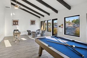 Tucson apartment for rent - Community Clubhouse with Game Tables at Tanque Verde Apartments located in Tucson, AZ.