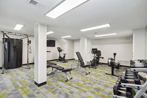 Kansas City apartment for rent - Community Fitness Center with Equipment at Parc at Creekside Apartments in Kansas City, MO.
