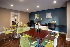 Carlsbad apartment for rent - Community Clubhouse Business Center at Santa Fe Ranch Apartments located in Carlsbad, CA.