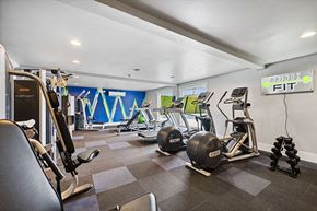 Kent apartment for rent - Community Fitness Center with Equipment at Central Flats Apartments in Kent, WA.