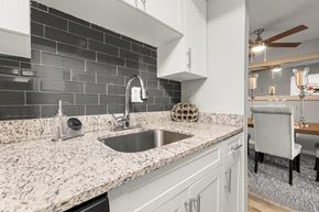 Largo apartment for rent - Model kitchen at Oasis at Bayside Apartments in Largo, FL