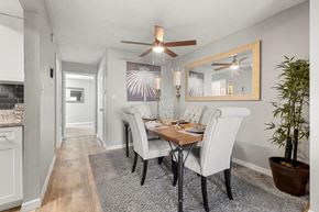 Largo apartment for rent - Model dining room at Oasis at Bayside Apartments in Largo, FL