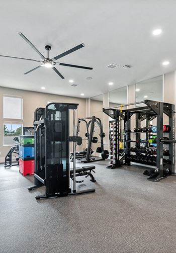 State-of-the-art fitness center