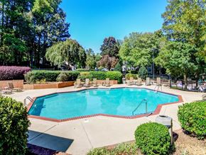 Atlanta apartment for rent - Swimming pool with trees surrounding