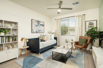 Wood-style vinyl plank flooring