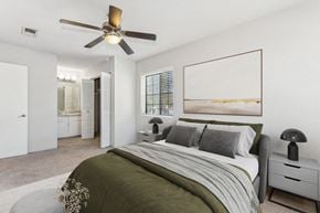 Phoenix apartment for rent - Model apartment bedroom at Lore South Mountain, Phoenix, AZ