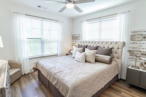 Cypress apartment for rent - Carpeted Bedroom at Alys Crossing Apartments, Cypress, TX