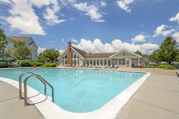 A large swimming pool