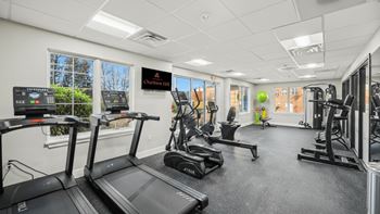 Modern fitness center