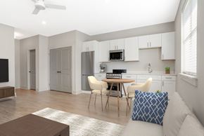Montgomery apartment for rent - Modern Kitchen and Dining at Midtown Row Apartments, Montgomery, AL