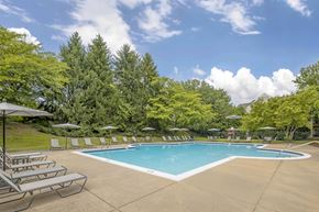 Owings Mills apartment for rent - A large outdoor swimming pool at The Apartments at Owings Run, Owings Mills, Maryland