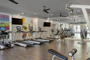 Asheville apartment for rent - Fitness Center area at Skyland Exchange Apartments, Asheville