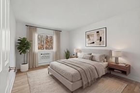 Atlantic Highlands apartment for rent - Bedroom with Large Bed at Atlantic Pointe Apartments, Atlantic Highlands, New Jersey