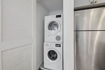 White washing machine
