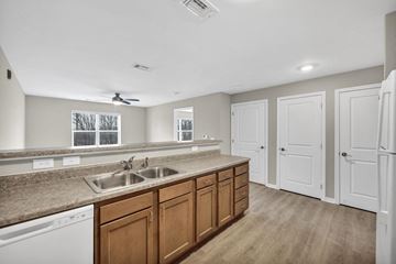 Parma apartment for rent - a kitchen with a sink and a counter top