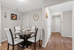 Roanoke Rapids apartment for rent - a dining room with a table and chairs