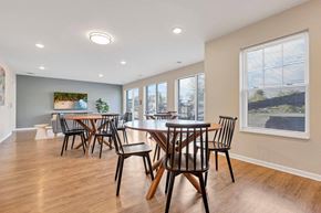 Columbus apartment for rent - a dining room with a table and chairs