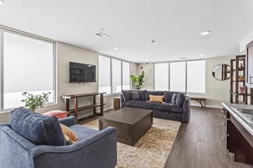 Atlanta apartment for rent - a living room with couches and a coffee table