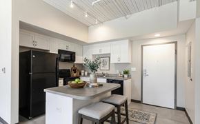 Dayton apartment for rent - Kitchen at Wheelhouse Lofts, Dayton, Ohio