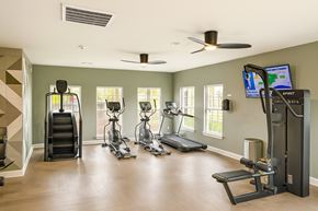 Myrtle Beach apartment for rent - A spacious home gym with a variety of exercise equipment.