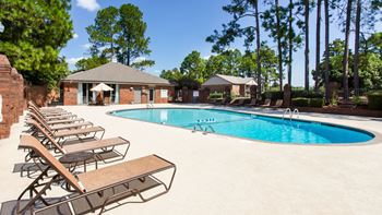 Resort-style swimming pool