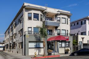 Long Beach apartment for rent - A building with a red awning that says "CASINO" on it.