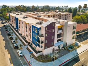Van Nuys apartment for rent - an aerial view of an apartment for rent in Van Nuys