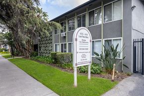 Los Angeles apartment for rent - a building with a sign in front of it