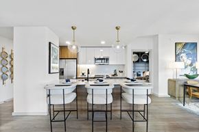Philadelphia apartment for rent - Kitchen Island B2 Floorplan