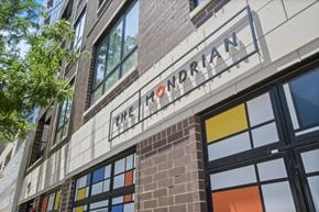 Chicago apartment for rent - a sign on the side of a building that reads