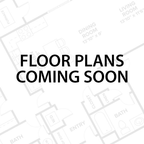 Floor plan for 3 beds, 2 baths