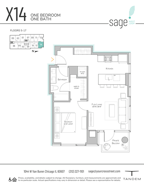 Floor plan for 1 bed, 1 bath, 3180 sqft