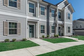 Oxford apartment for rent - a white house with a sidewalk in front of it