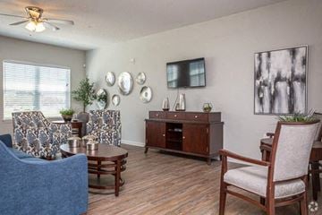 Baton Rouge apartment for rent - a living room with a couch and chairs and a table