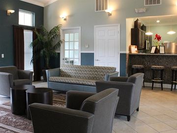 Mccomb apartment for rent - a living room with couches chairs and a bar