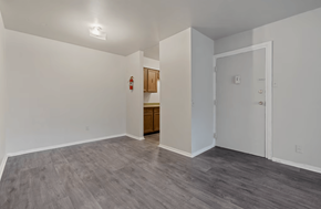 Shreveport apartment for rent - A room with a grey floor and white walls.