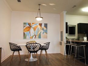 Baton Rouge apartment for rent - a dining room with a table and chairs