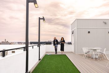 Rooftop grills & bocce court