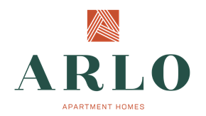 Dallas apartment for rent - A logo with the word ARLO and a small square with lines in it.