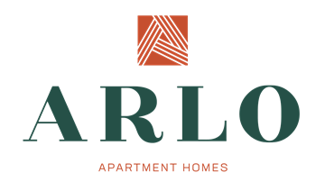 Dallas apartment for rent - A logo with the word ARLO and a small square with lines in it.