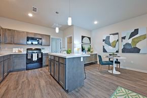 Temple apartment for rent - Model Kitchen and Dining From Living Room