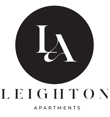 Lubbock apartment for rent - the logo is shown in a black and white circle
