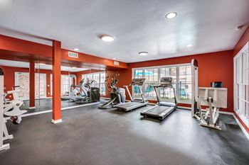 Modern fitness center